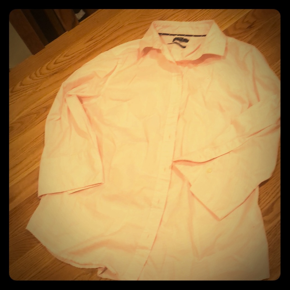 Light pink button up nautica shirt